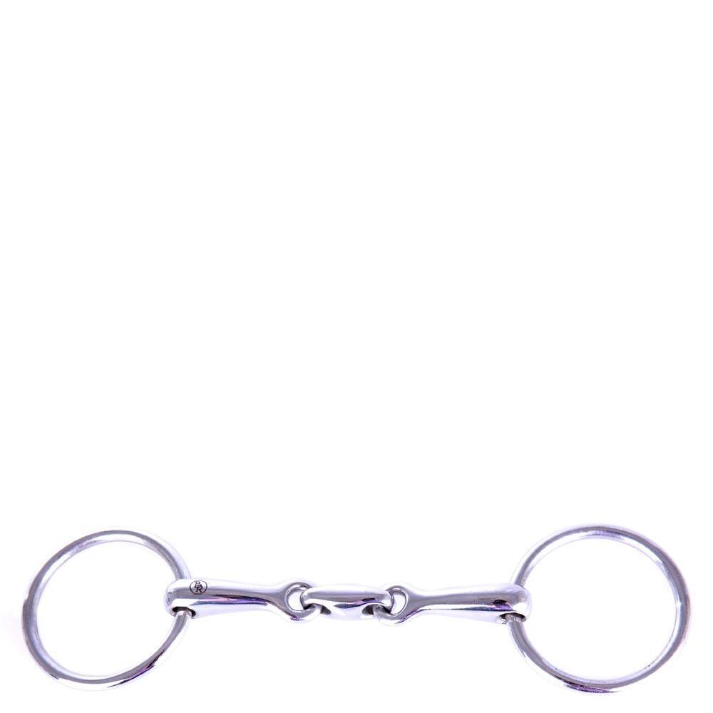 Solid stainless steel horse bit for ponies BR Equitation