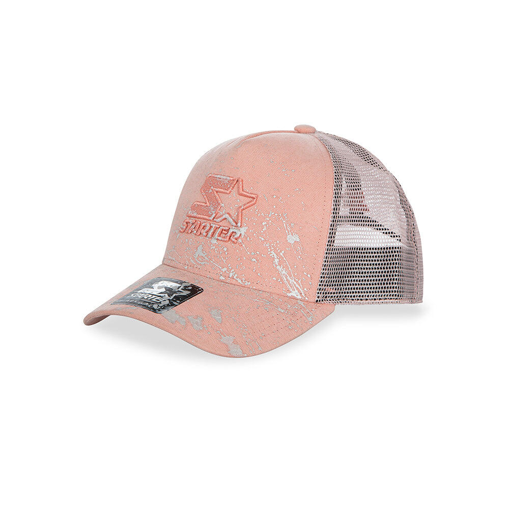 Cappellino Trucker Effetto Spruzzato ROSA 2/3