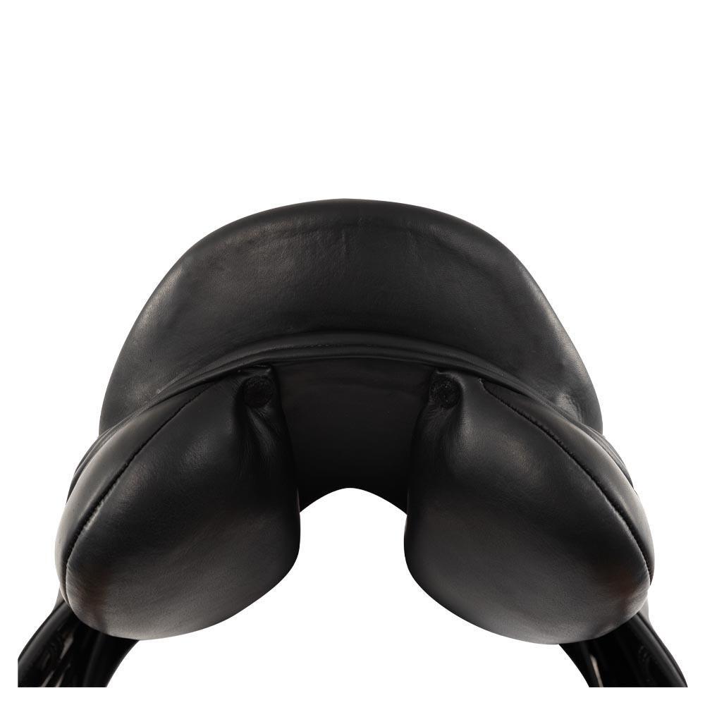 Leather jumping saddle for horses BR Equitation Viviani 2/3