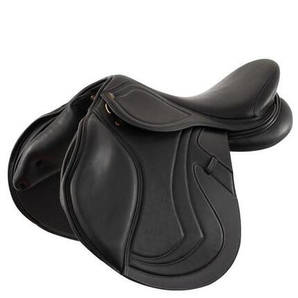Selle d'obstacle pour cheval en cuir BR Equitation Viviani