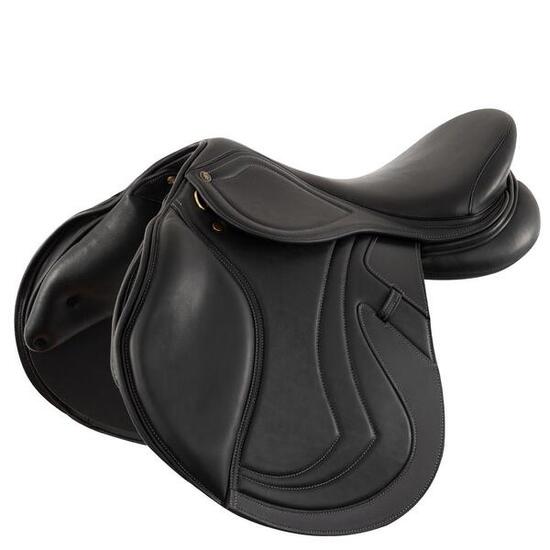 Selle d'obstacle pour cheval en cuir BR Equitation Viviani