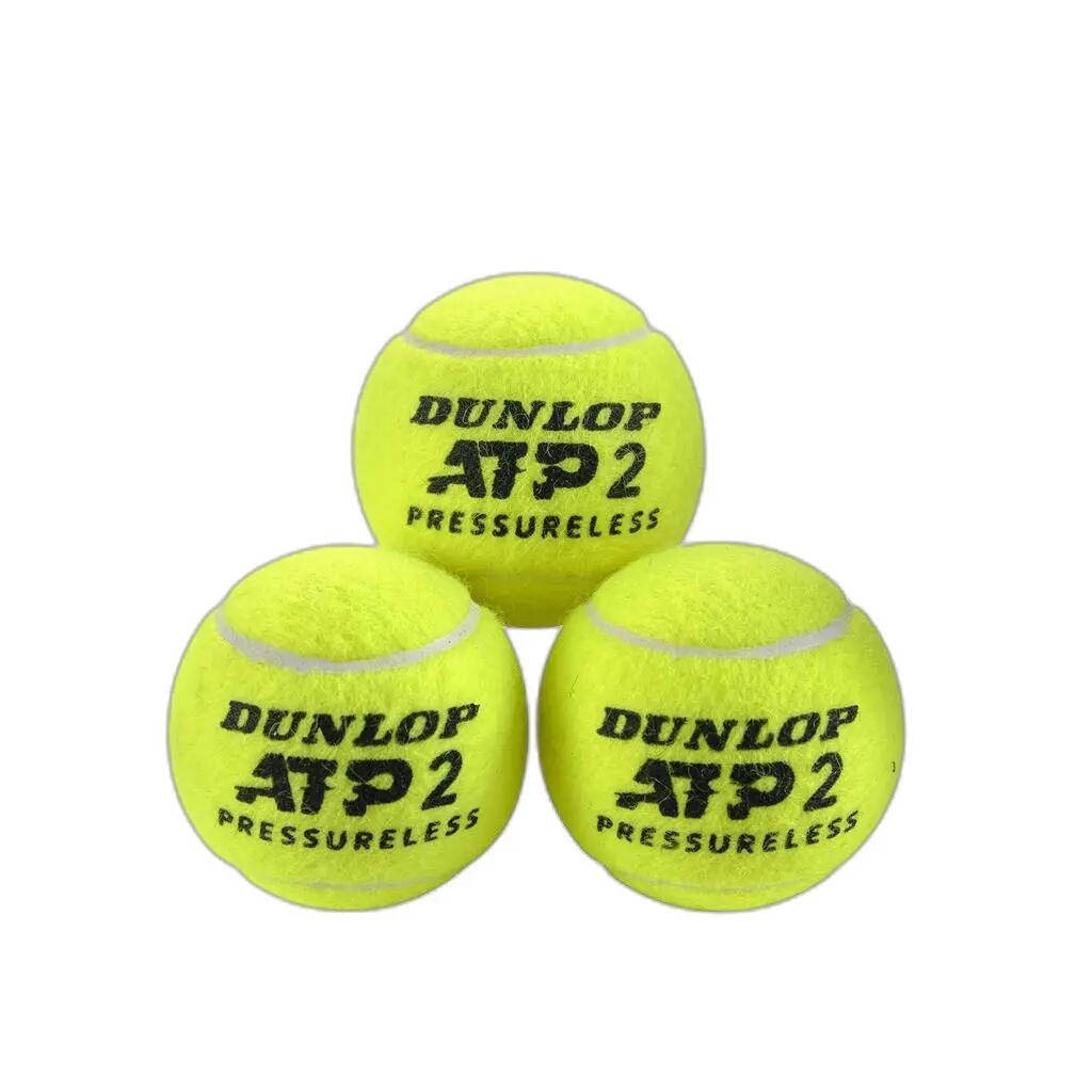3er-Set Tennisbälle Dunlop Atp Pressureless 3/3