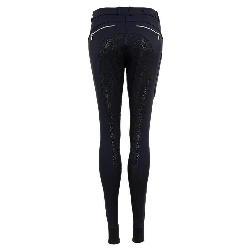 Pantalon echitație BR Equitation Maury cu grip complet pentru femei