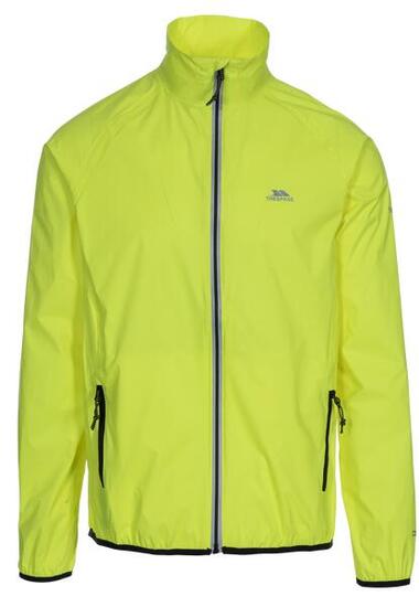 Trespass Retract Packaway Shell-Jacke Hi-Vis Gelb Herren