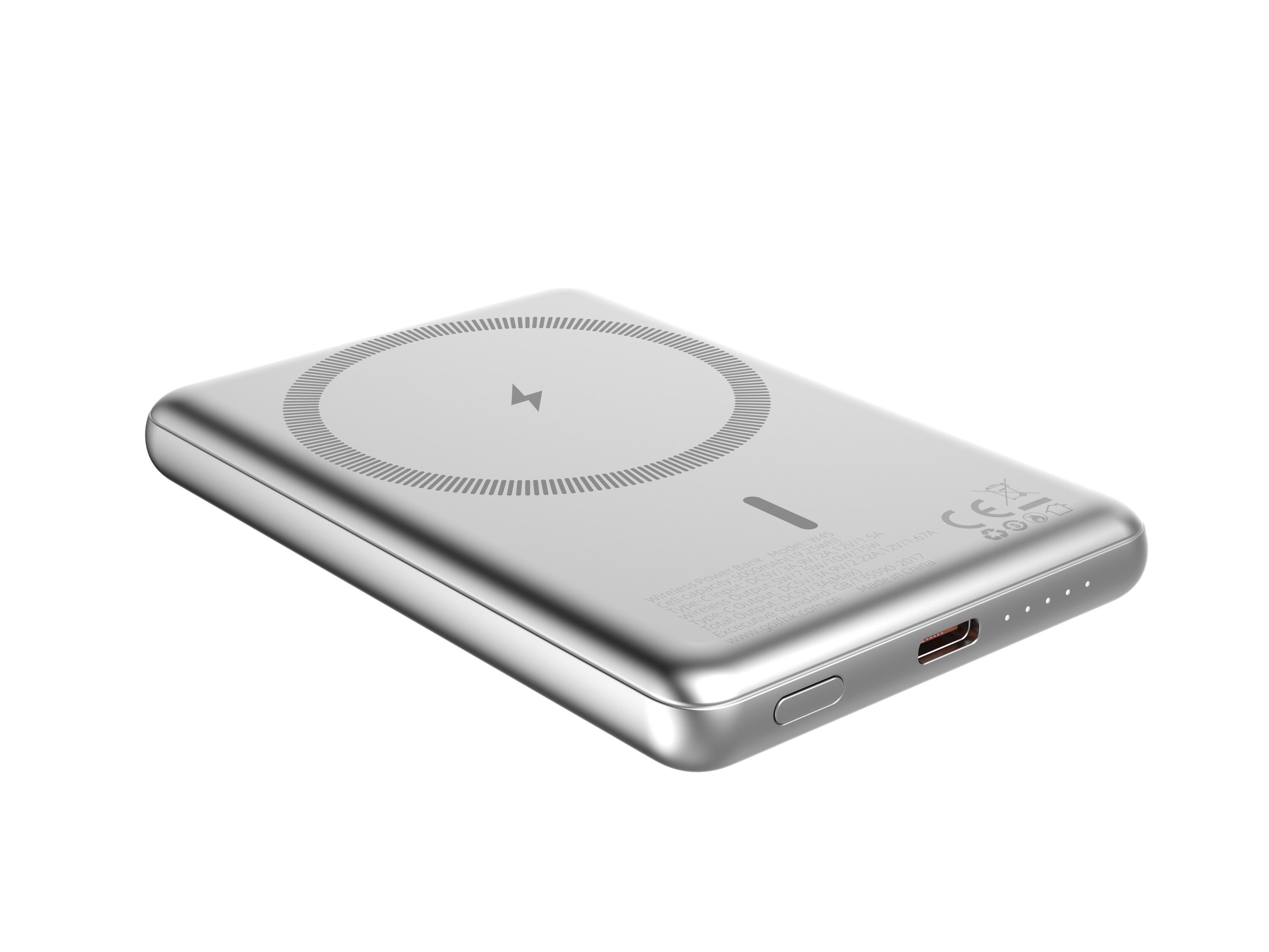 DCU Tecnologic batería externa MagSlim Metal MAGSAFE PD20W 5000mAh 2/2