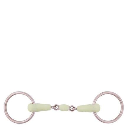 Mors double brisures pour cheval inox BR Equitation Apple Mouth