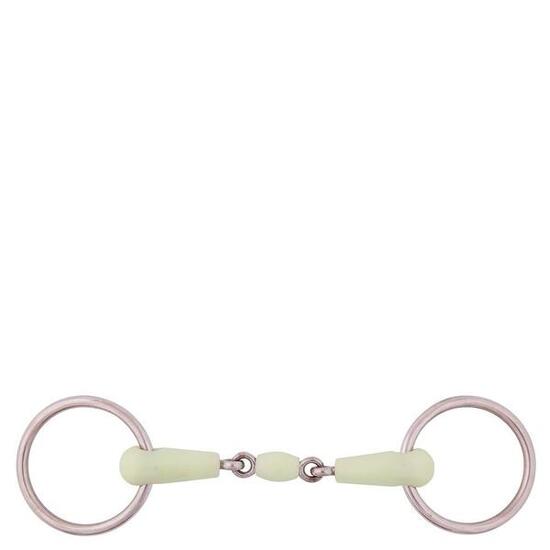 Mors double brisures pour cheval inox BR Equitation Apple Mouth