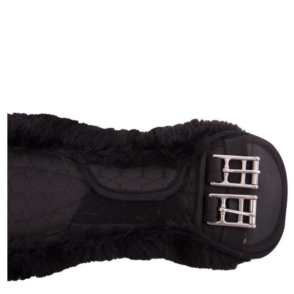 Sangle de dressage d'équitation doublée en peau de mouton BR Equitation Cheviot 3/4