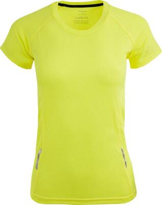 T-shirt sportiva maglione da donna giallo
