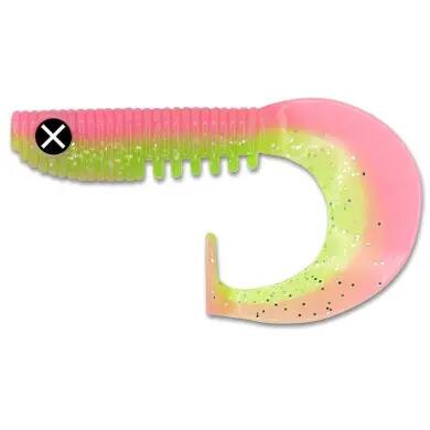 fluoreszierendes kaugummirosa / limettengelb