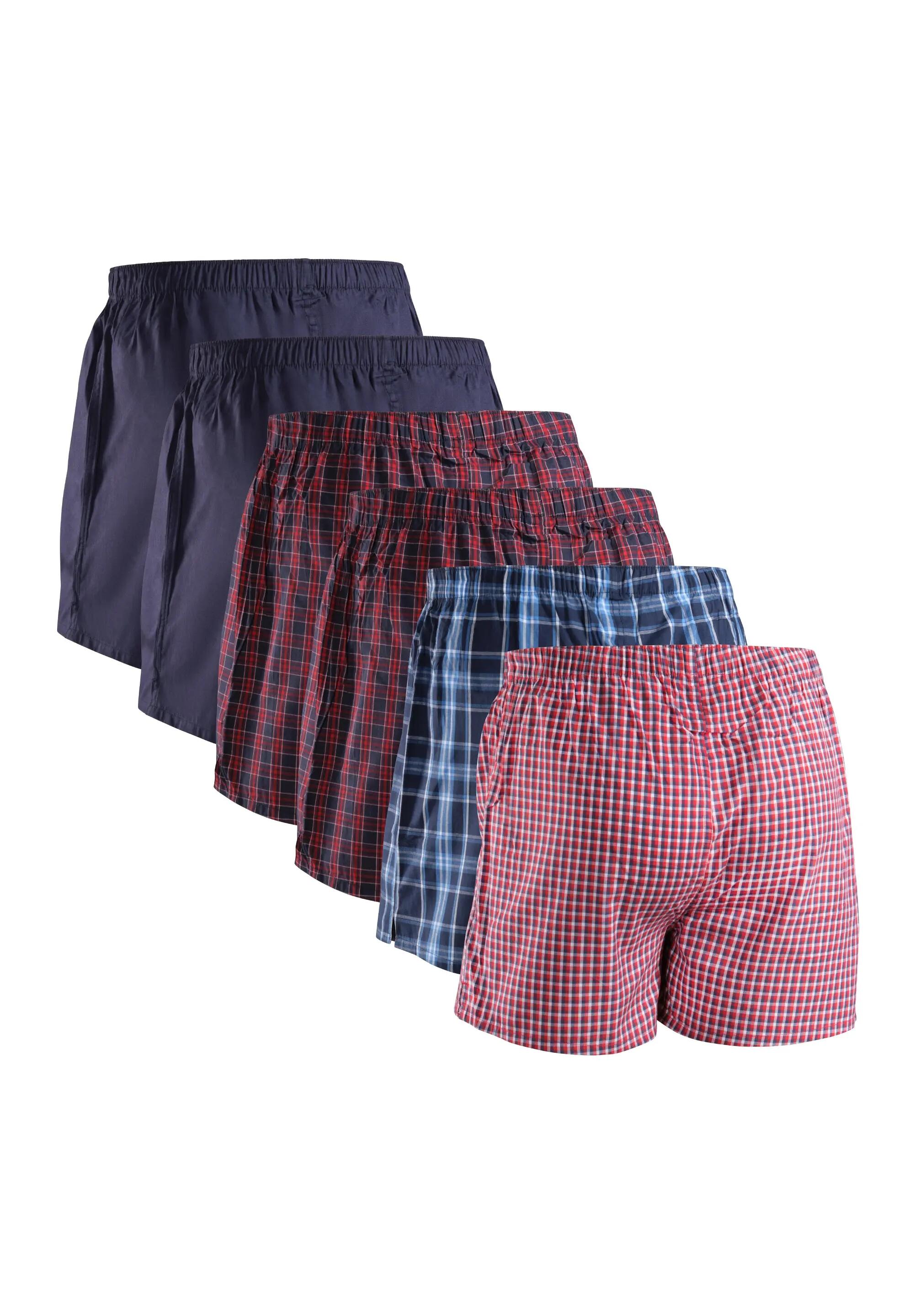 Heren boxers van biologische katoen Losse pasvorm Ademend 6-pack 2/6