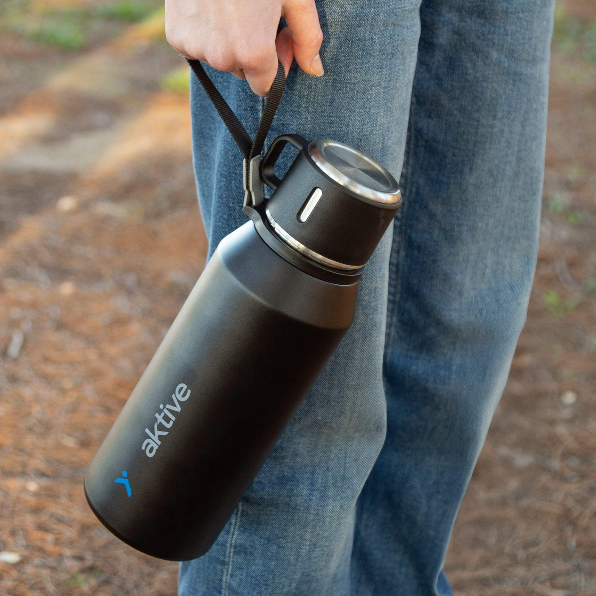Aktive Bouteille thermos 1,2 L en acier inoxydable avec bouchon à vis anti-fuite 7/7