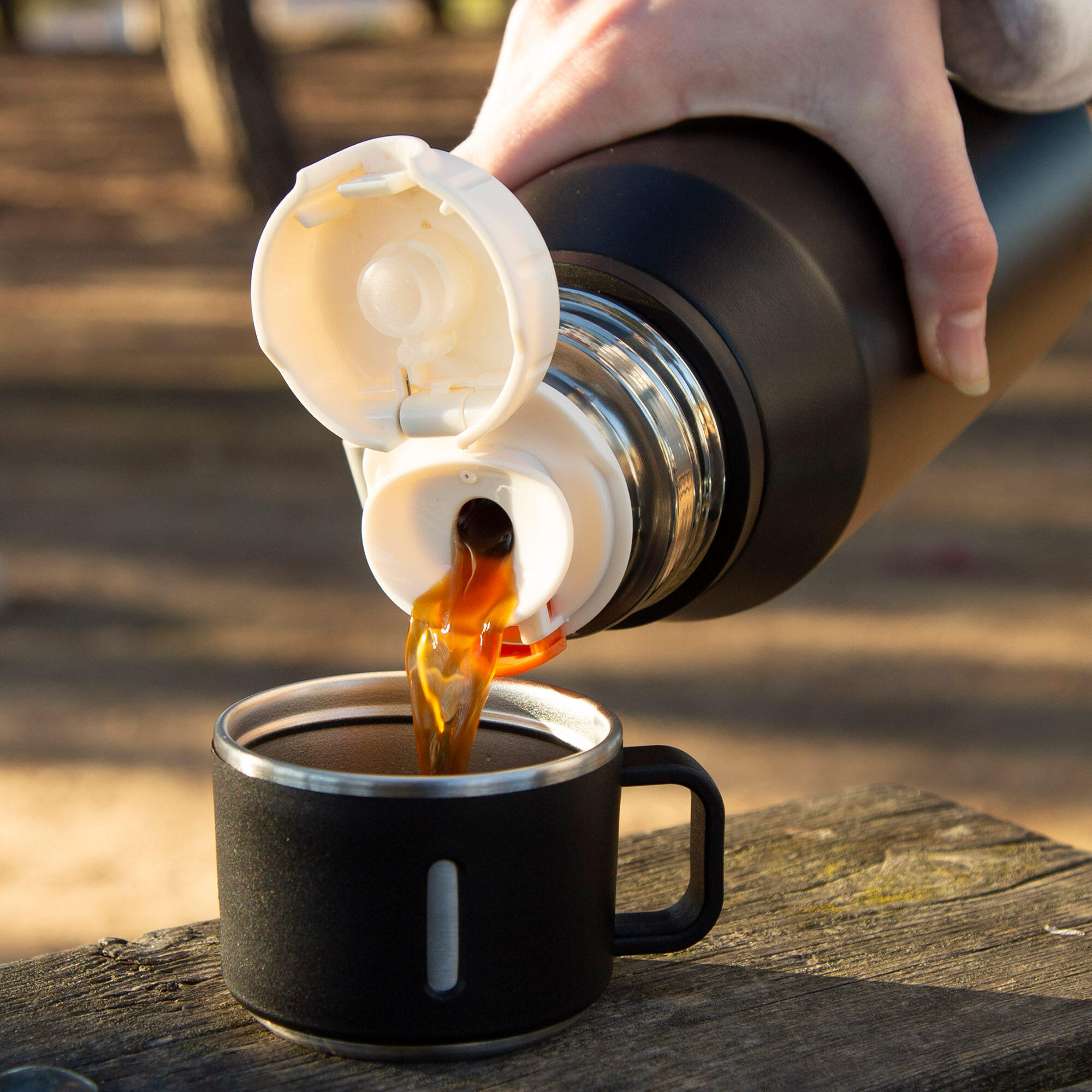 Aktive Bouteille thermos 1,2 L en acier inoxydable avec bouchon à vis anti-fuite 4/7