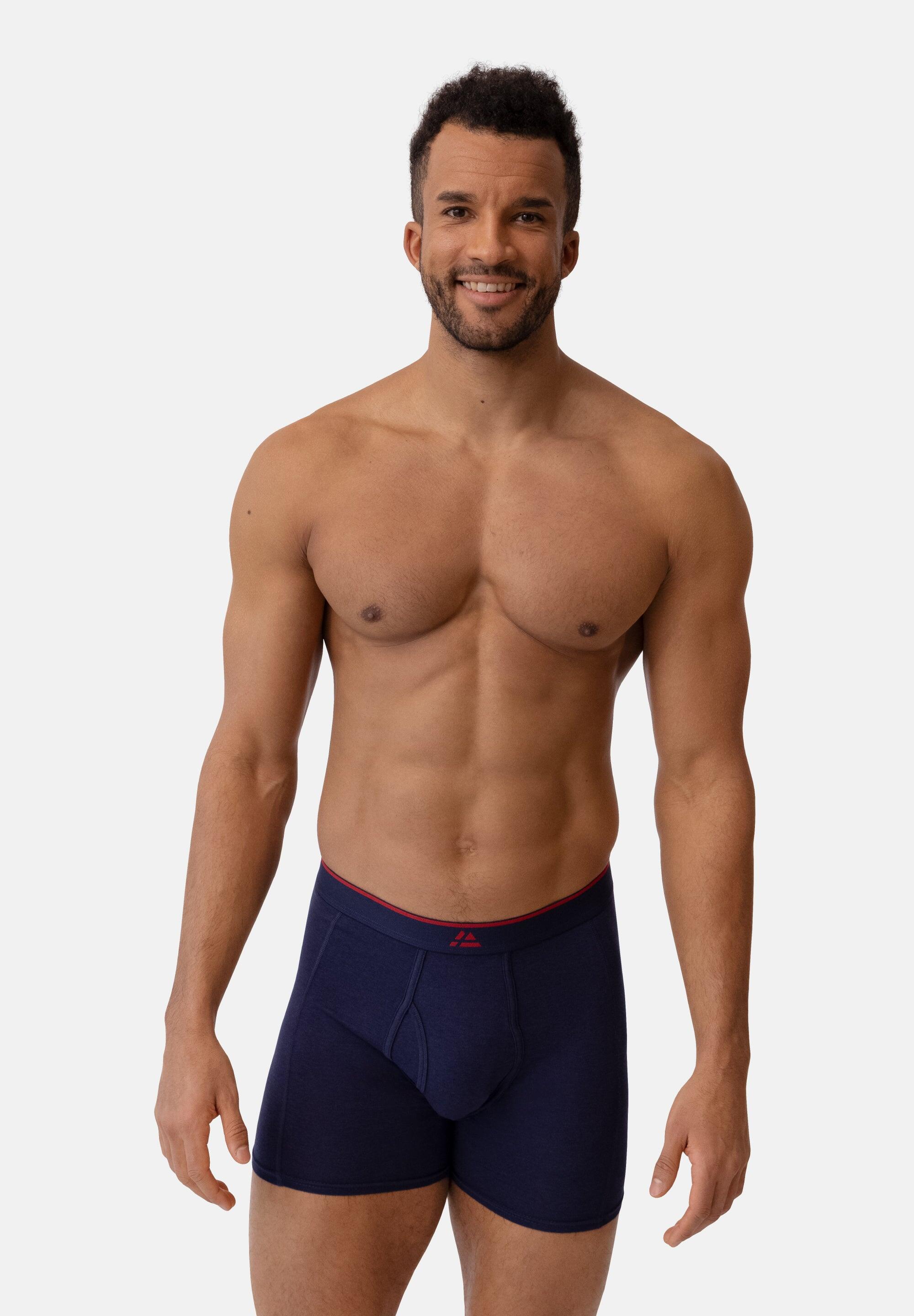 Heren Bamboe Boxershorts met Gulp Ultrazacht Ademend Ondergoed 6-Pack 2/6