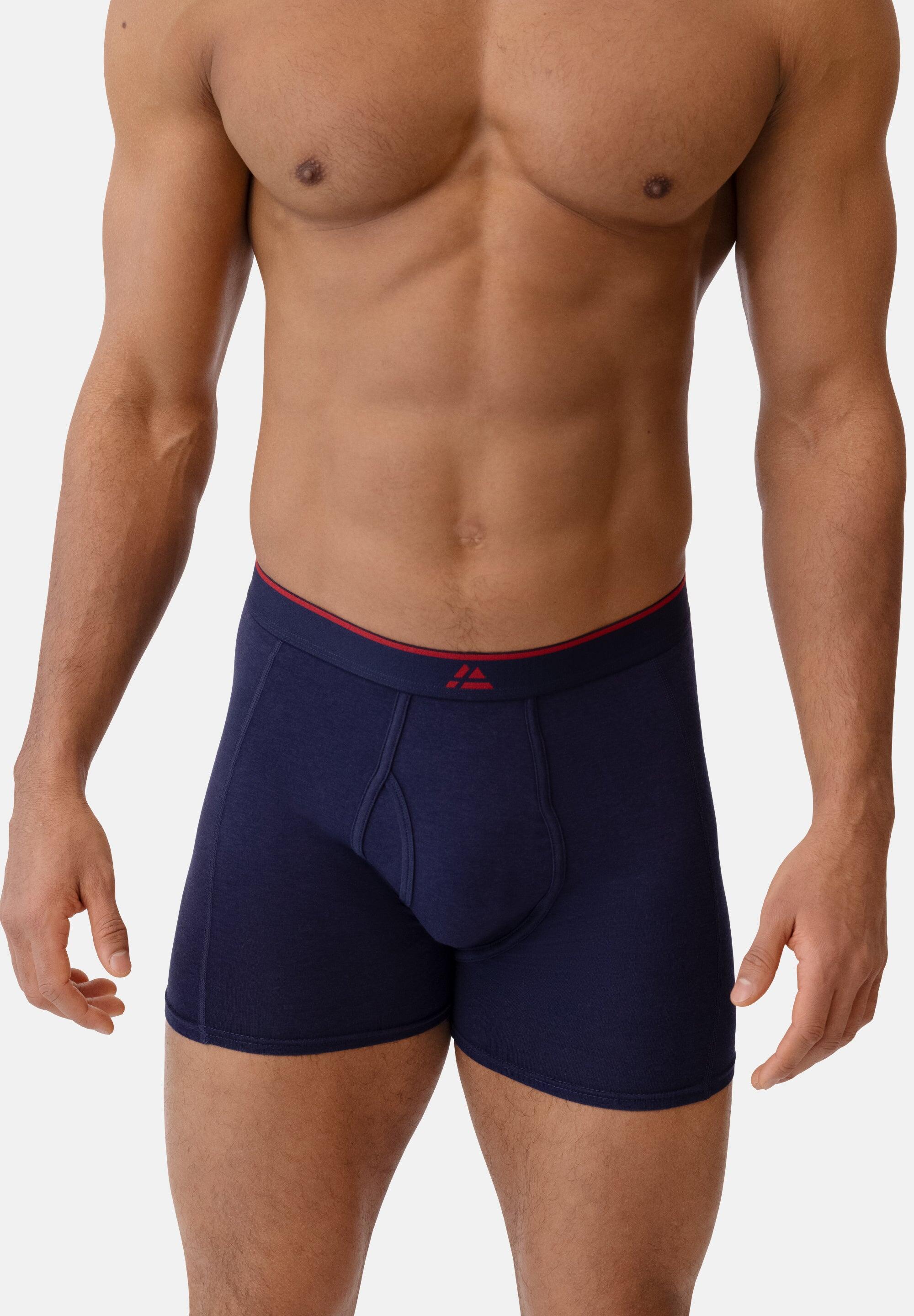 Heren Bamboe Boxershorts met Gulp Ultrazacht Ademend Ondergoed 6-Pack 4/6