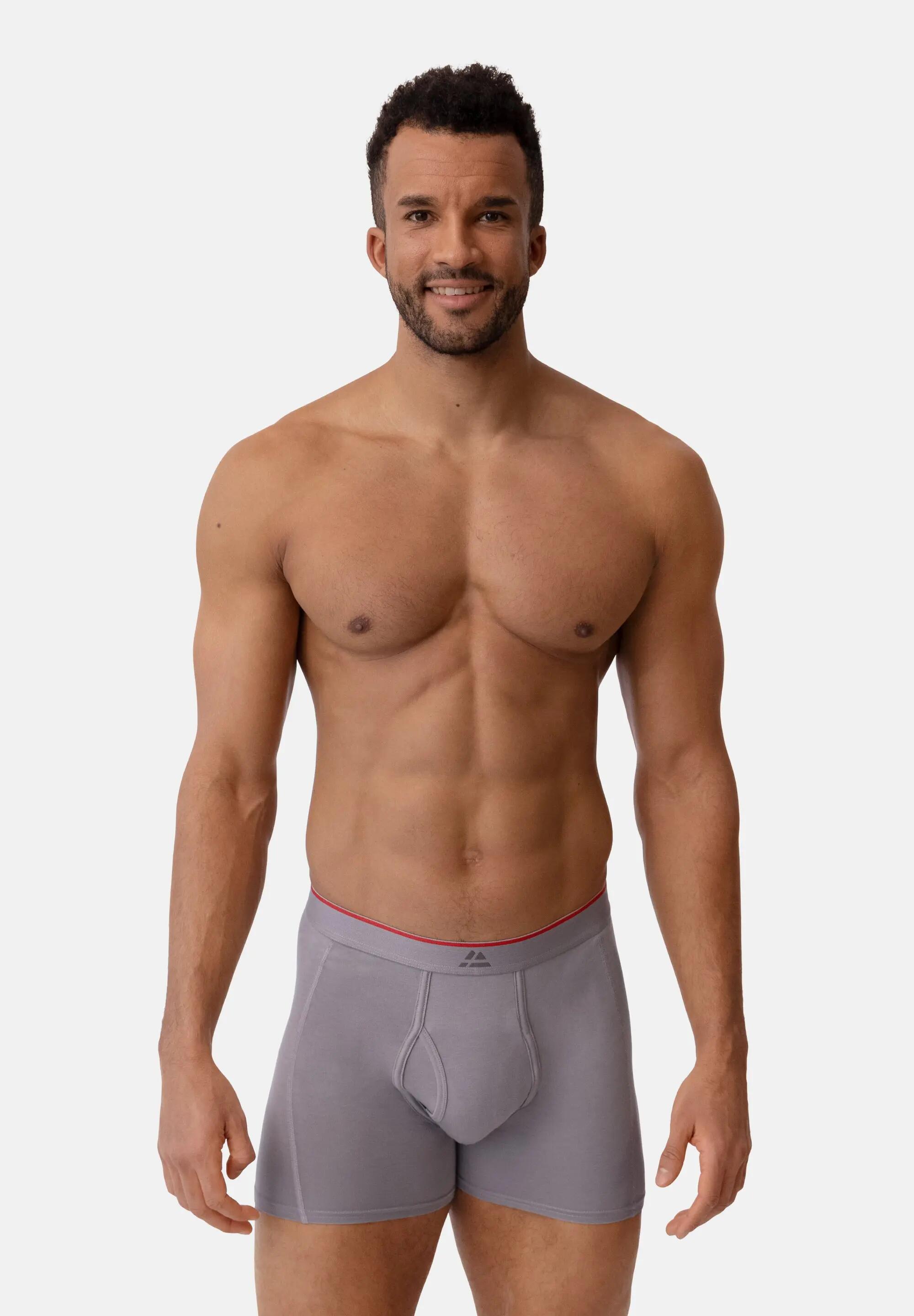 Heren Bamboe Boxershorts met Gulp Ultrazacht Ademend Ondergoed 6-Pack 2/6