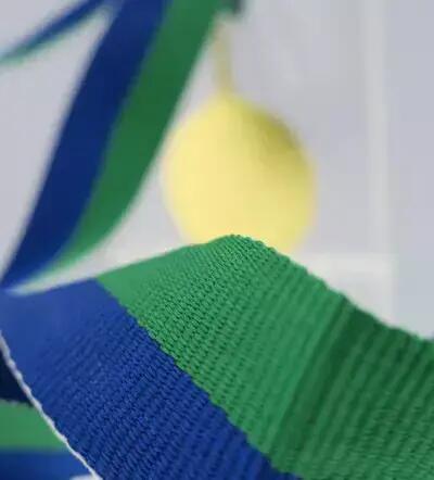 Snur Medalie Albastru/verde 3/4