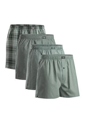 Heren boxers van biologische katoen losse pasvorm ademend 4-pack