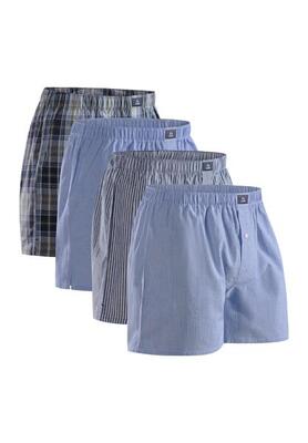 Heren boxers van biologische katoen losse pasvorm ademend 4-pack