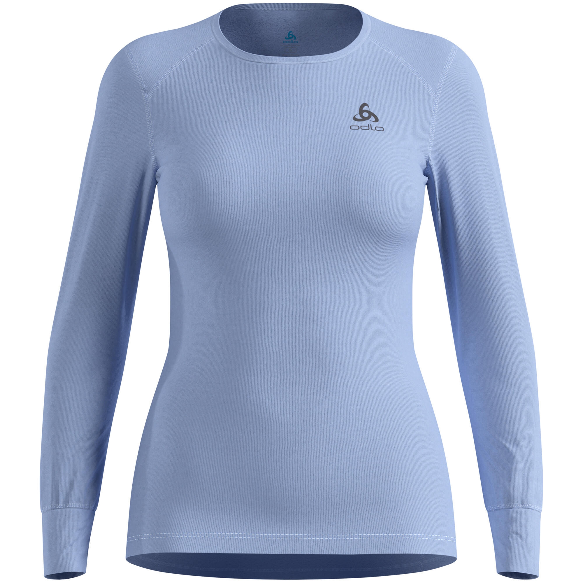 Camiseta térmica feminina ODLO Active Warm Bl Top Gola Redonda 5/7