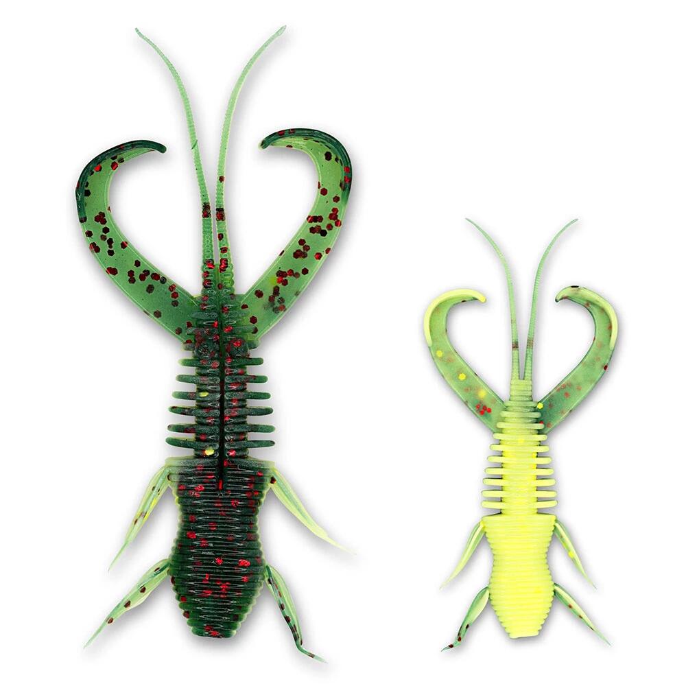 dunkelgrün / fluoreszierendes Neongelb