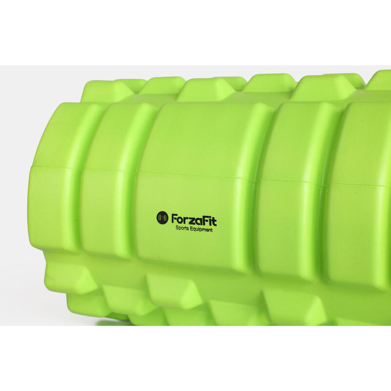 Rolă de spumă IVOL - Masaj pentru puncte declanșatoare - 33 cm - Verde