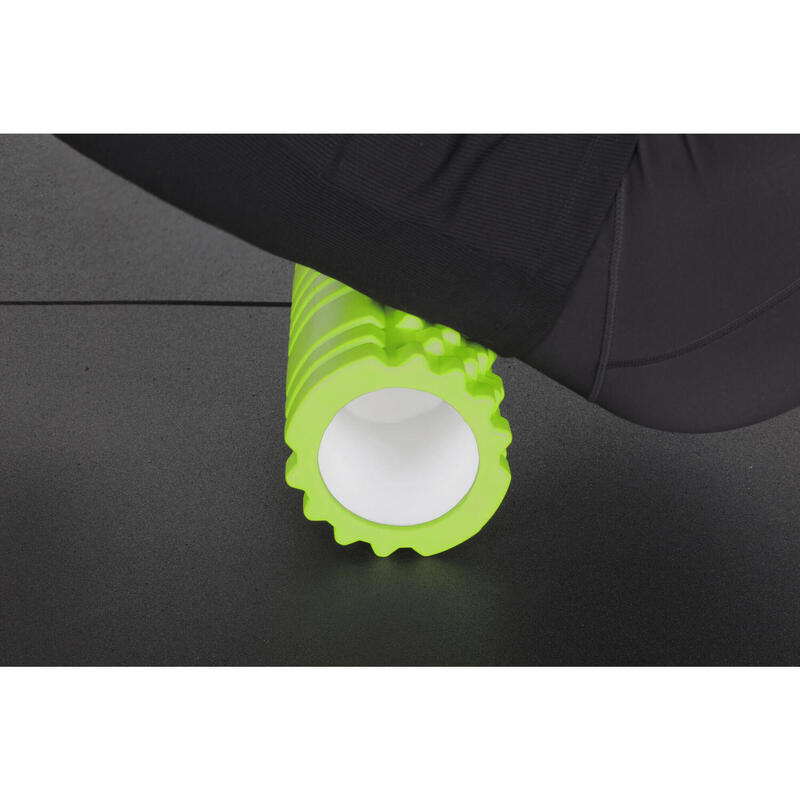 Rolă de spumă IVOL - Masaj pentru puncte declanșatoare - 33 cm - Verde