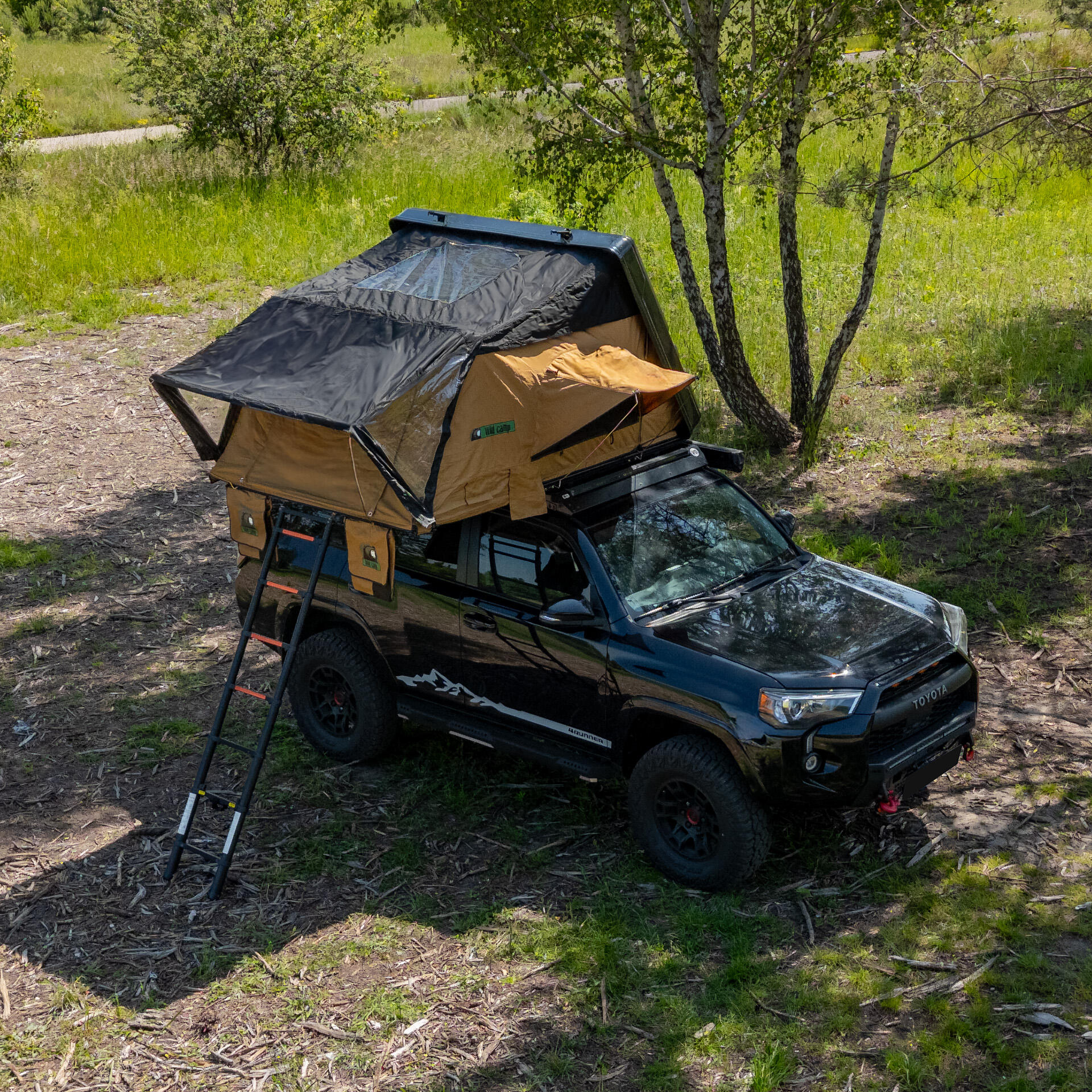 Namiot dachowy Wild Camp Jukon II 180 Military 2/7