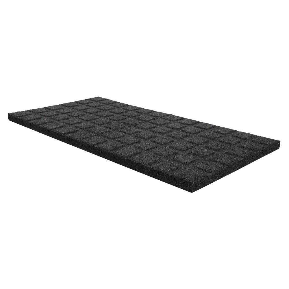 Toit plat pour passerelle en tuile caoutchouc - 50 x 100 cm - épaisseur 30 mm 3/7