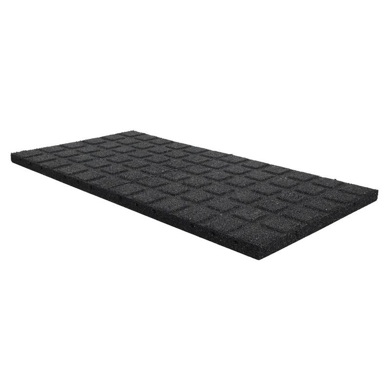 Pasarelă din țigle de cauciuc pentru acoperiș plat - 50 x 100 cm - grosime 30 mm