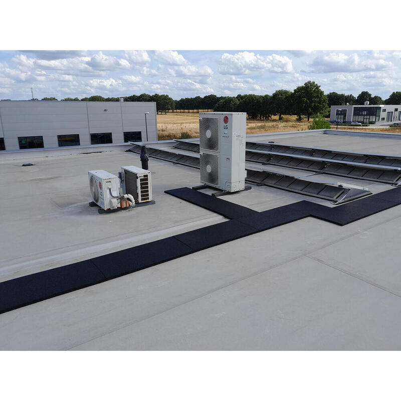 Pasarelă din țigle de cauciuc pentru acoperiș plat - 50 x 100 cm - grosime 30 mm