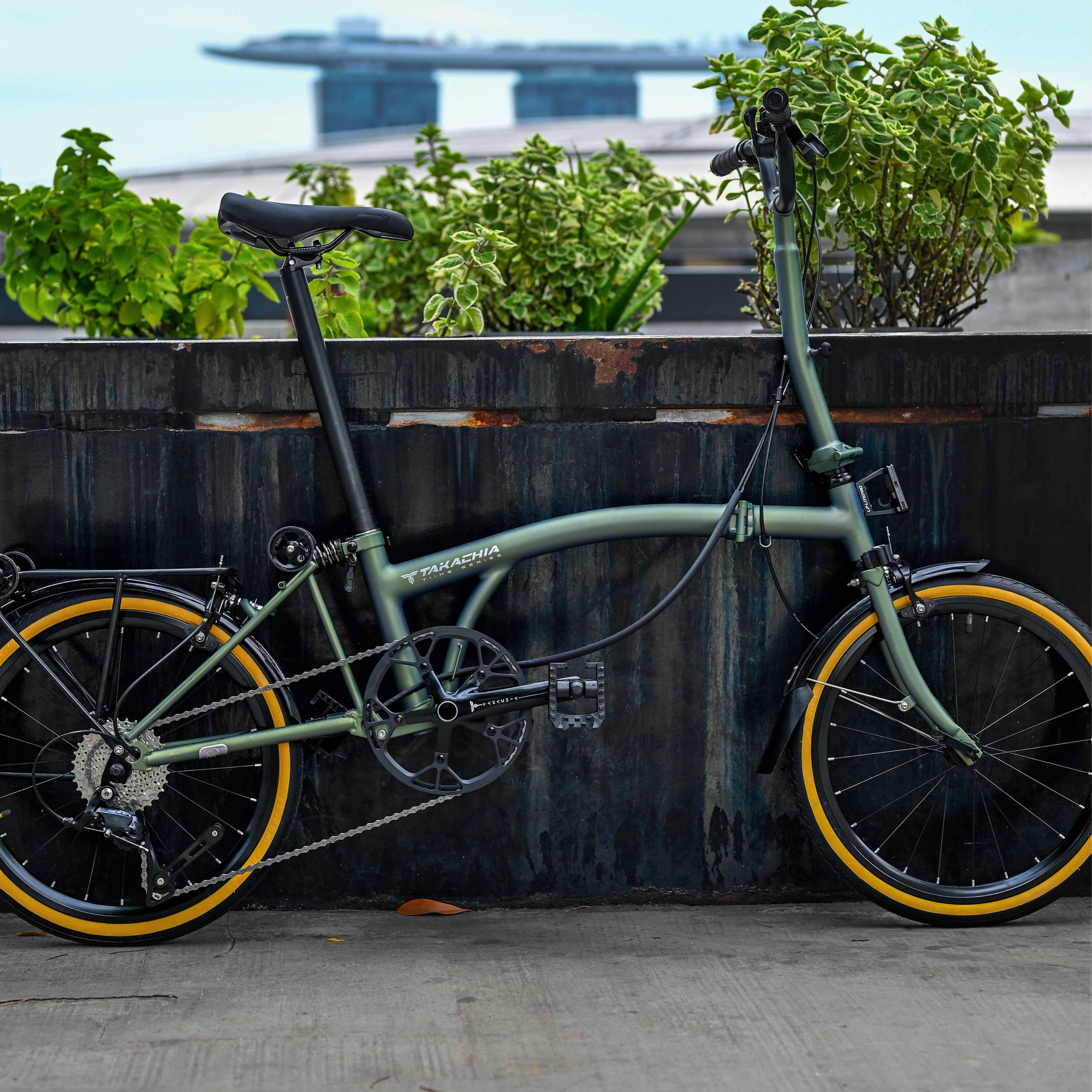 TAKACHIA TIIME SERIES A20 ALUMINIUM 9-SPEED TRIFOLD BIKE [DEFENDER