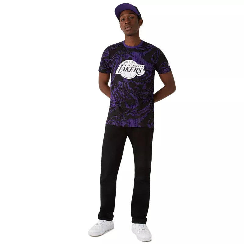 Tee-shirt New LOS ANGELES LAKERS OIL SLICK PRINT 5/5