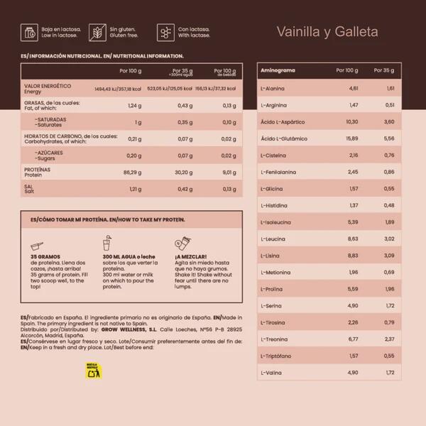 Proteína Vainilla y Galleta 6/6