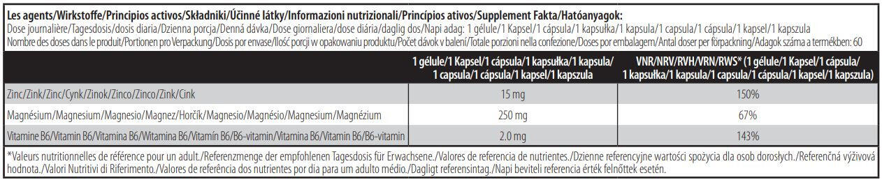 Zmb - 60 capsules de Biotech USA 2/5