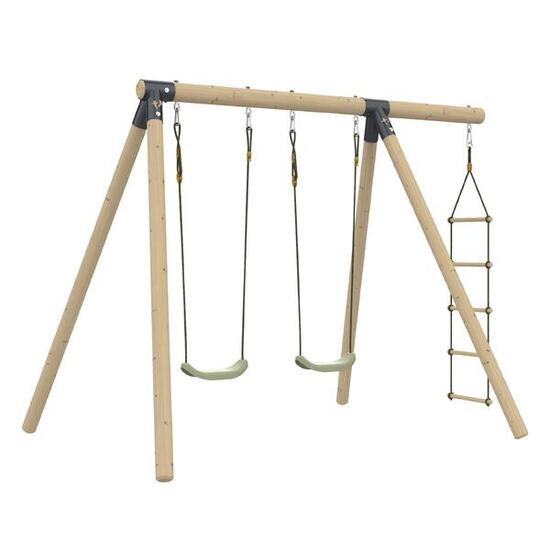 Portique 2 balançoires AMANDIER bois H190cm
