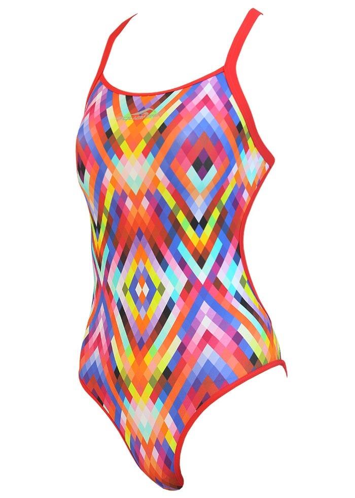 Aquafeel i-NOV Rainbow Diamonds Mädchen Badeanzug 8-9 Jahre 2/5