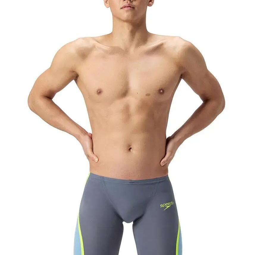 Speedo Fastskin LZR Pure Intent 2.0 Jammer - Grey / Blue / Yellow - Size 26