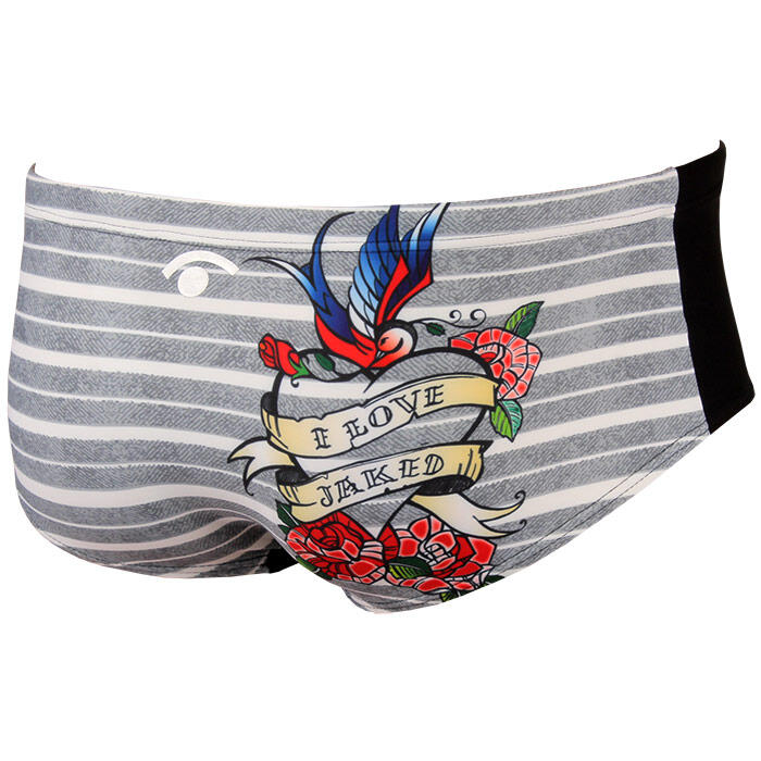 Bóxer de baño Jaked Junior Love - Negro, talla UK 28 2/5