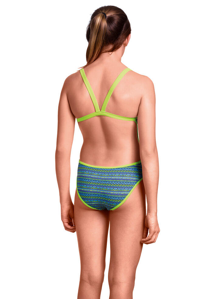 Aquafeel Mädchen-Badeanzug Blue Horizon 8-9 Jahre 2/5
