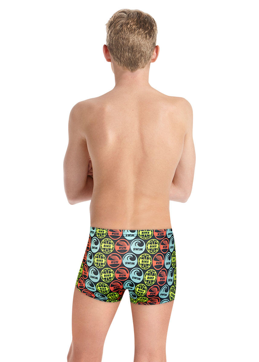 Turbo Tribal Super Tank zwembroek voor jongens - Rood - UK 28 / EU 38 2/2