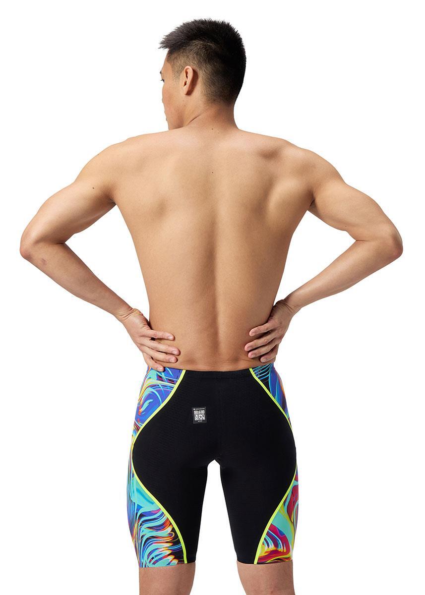 Jammer Speedo Fastskin LZR Pure Intent 2.0 vita alta - Nero/Multicolore - UK 24 3/5
