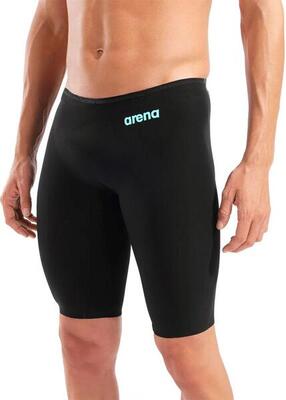 Arena powerskin veloce jammer - zwart/petrol - uk 22