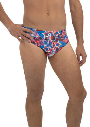 Slip de bain homme Dolfin Liberty - Imprimé drapeau USA, taille 30