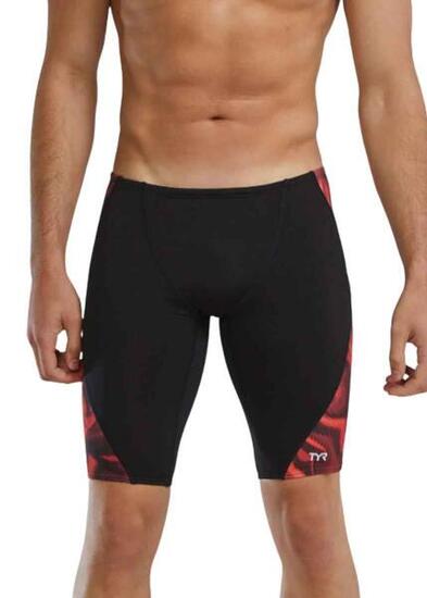 Jammer homme TYR Durafast Elite Waveform Rouge Taille 38