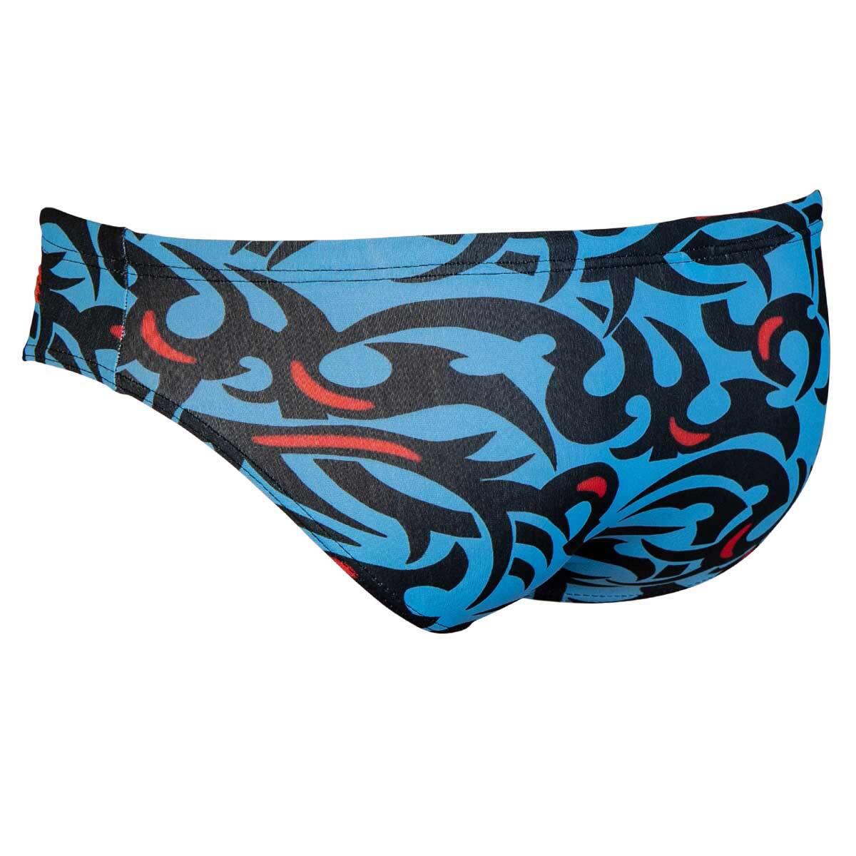 Slip de bain Aquarapid Tattoo garçon DEFENDER PBT UPF50+ 3/4