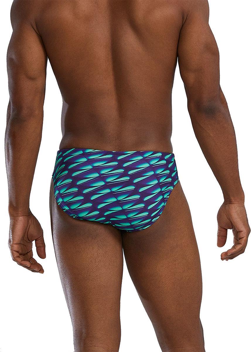 Slip da nuoto TYR Durafast Elite Dragonflyte Uomo - Verde/Blu navy Taglia 28 3/5