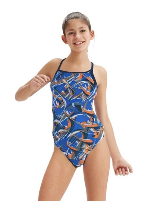 Dolfin Reliance Girls Predator - Azul/Laranja 3/4