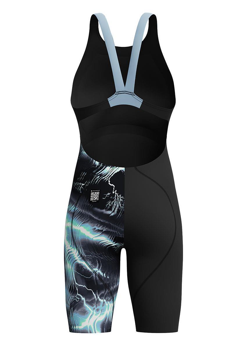 Speedo Fastskin Junior LZR Ignite Kneeskin - Electro Static/Negro - 9-10 años 3/5