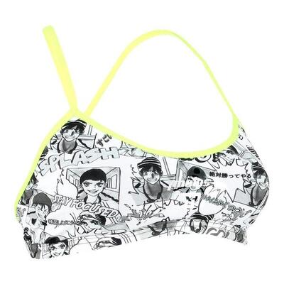 Phelps girls manga bikini top - aqua infinity, maat uk 30